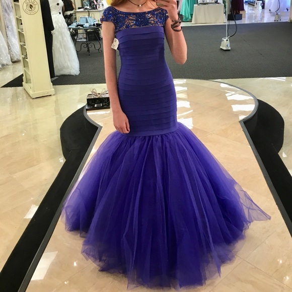 Sherri Hill Dresses & Skirts - Sherri Hill Mermaid Style Prom Dress in Royal Blue